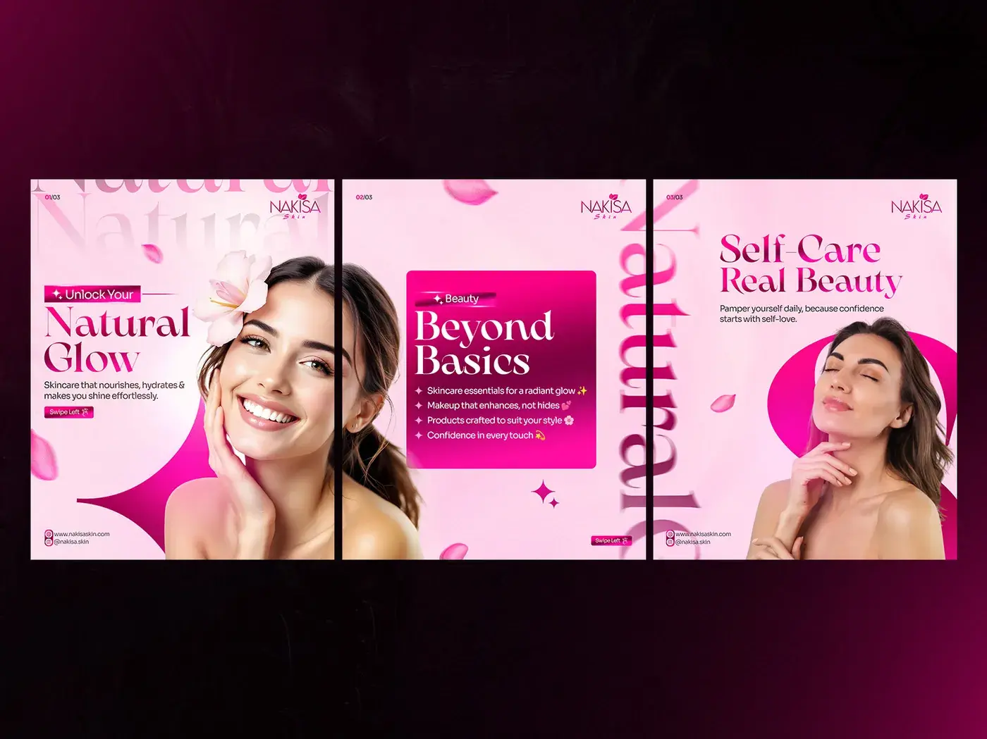 Nakisa Skin beauty carousel