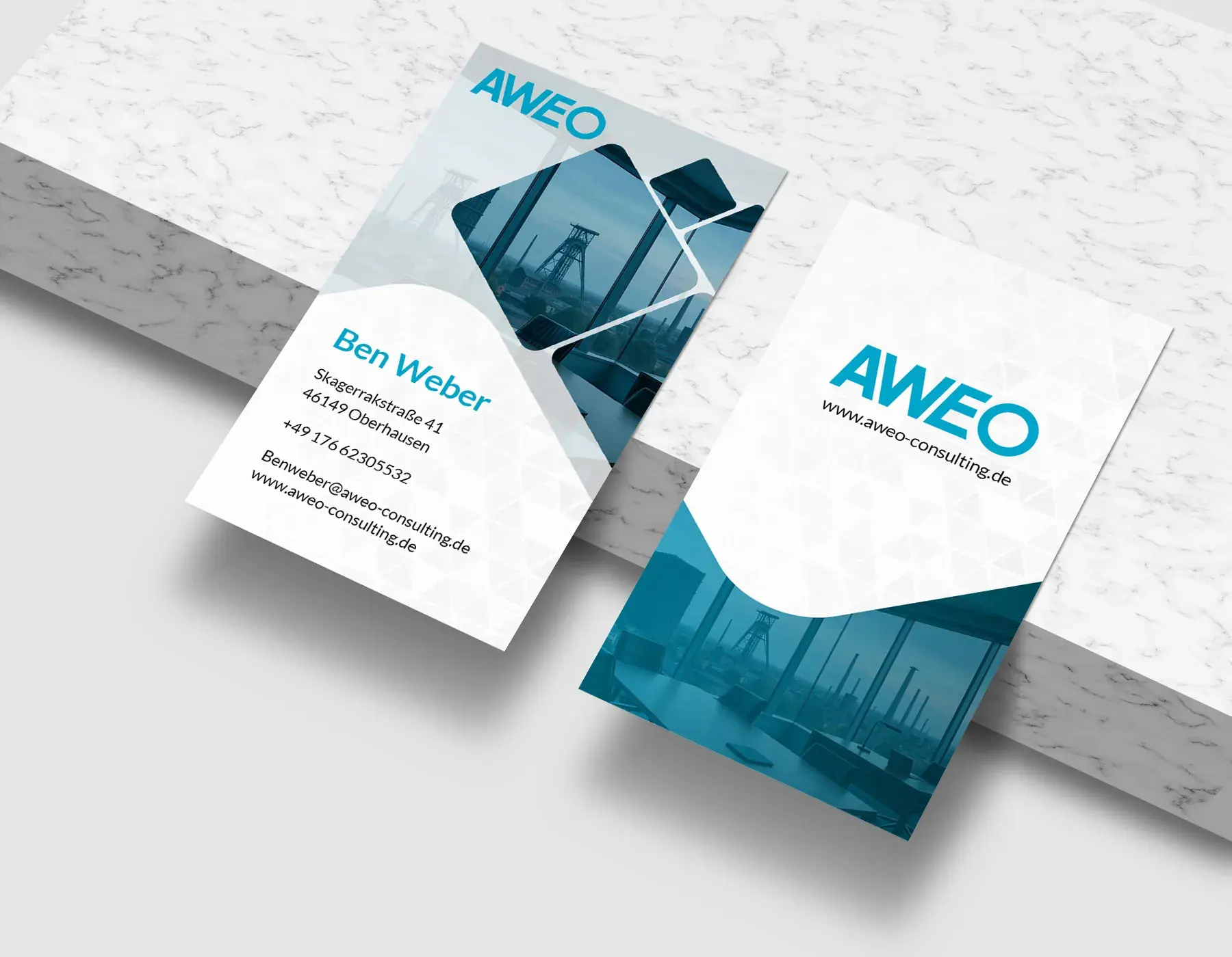 AWEO business cards