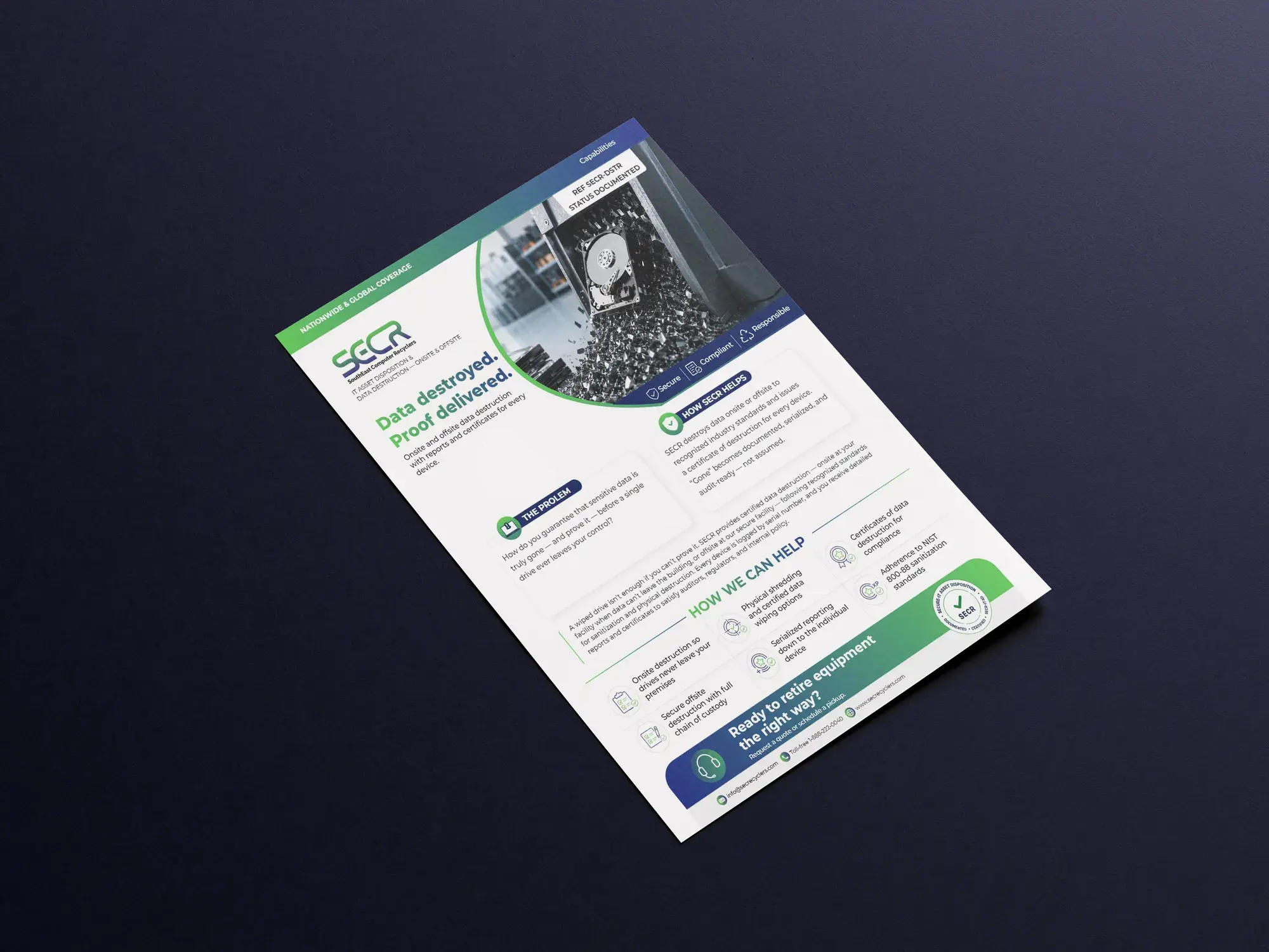 SECR data destruction flyer