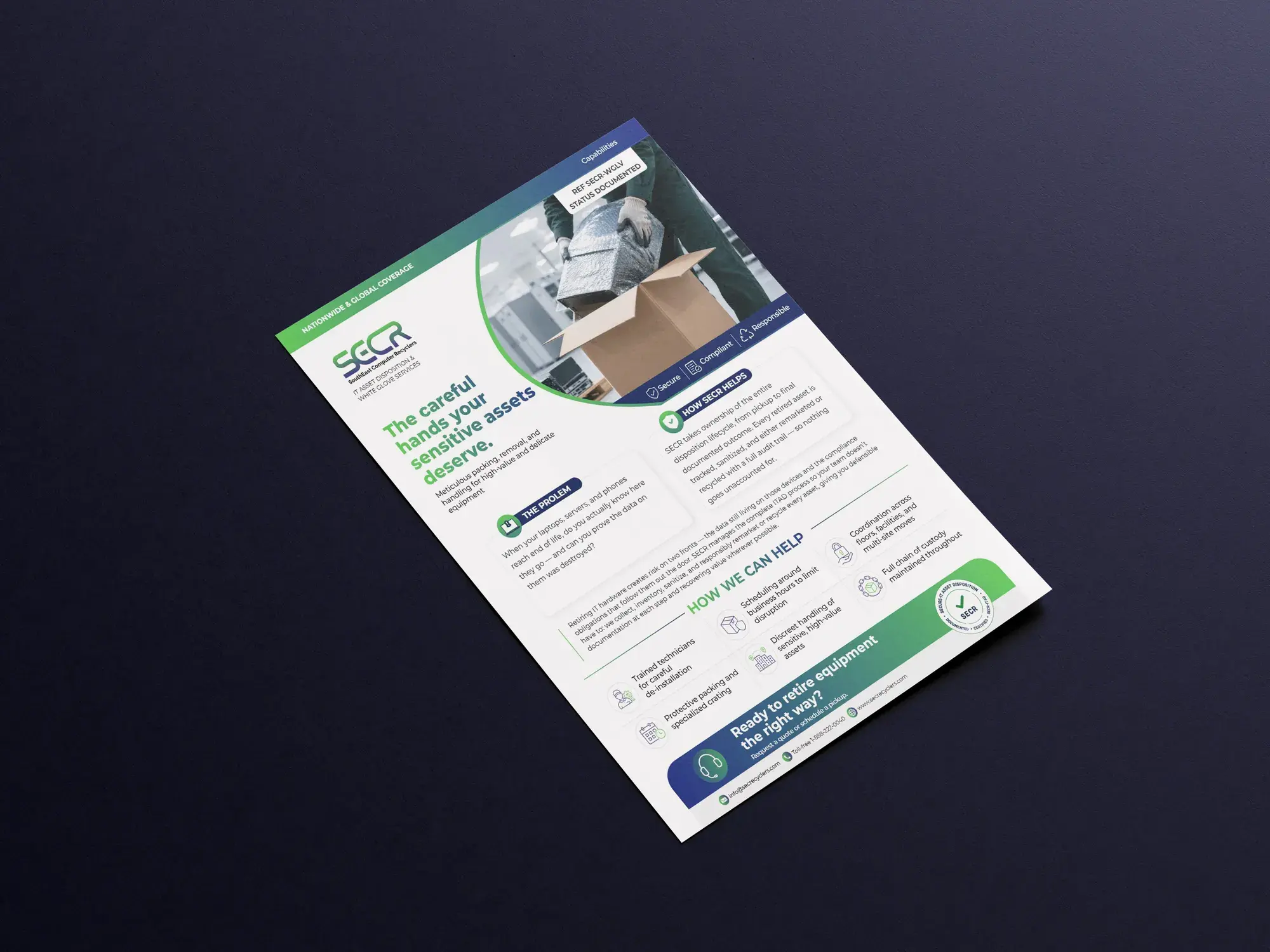 SECR collection services flyer